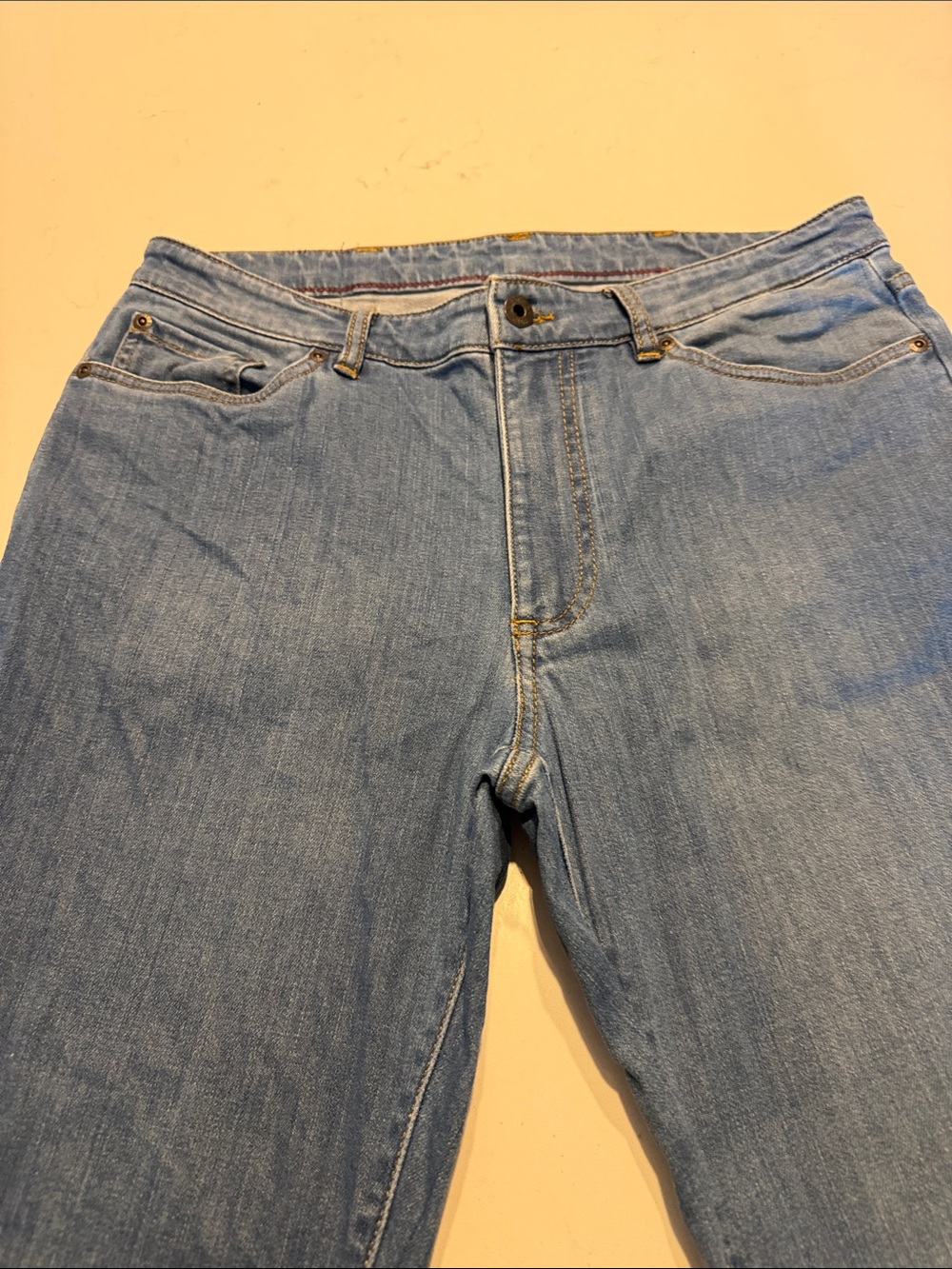 L.L. Bean Men's Light Blue Straight-Leg Jeans